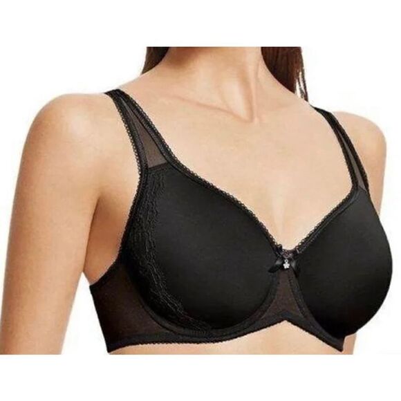 Wacoal NWT Retro Chic Underwire Contour Bra Black Size 42DD - Picture 3 of 5